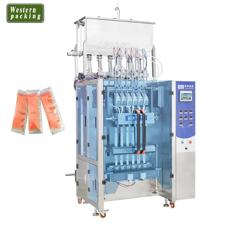 Multilane Tre Side Sachet Jelly Pack Machine