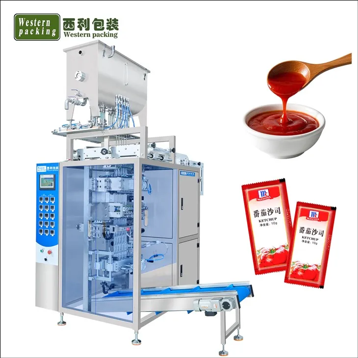 Multi Line Lane tomatpasta påsförpackningsmaskin