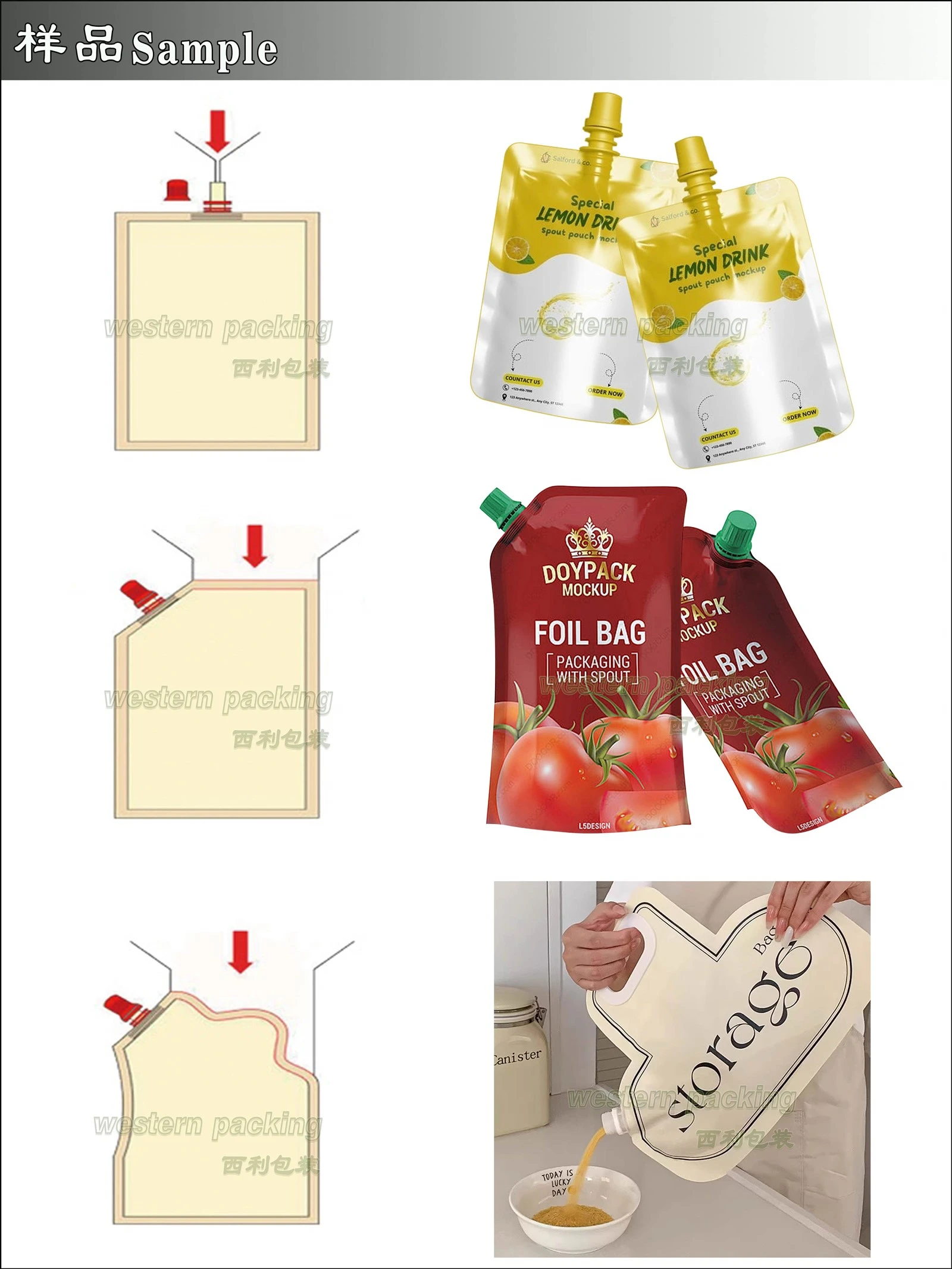 standing pouch filling machine standing pouch filling machine
